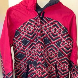 Columbia Girls Pink Thermal Coil Windbreaker Jacket